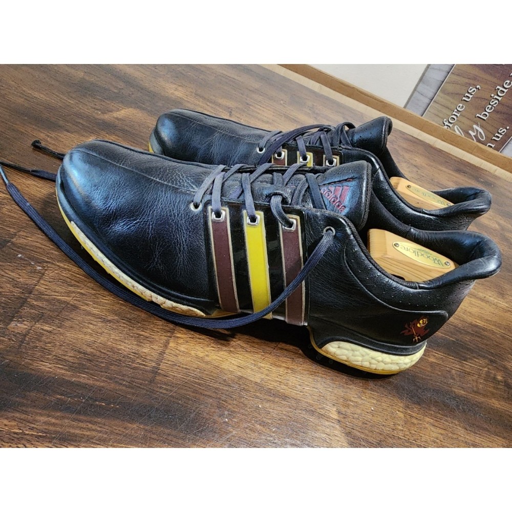 Adidas Tour 360 BOOST Leather Sample Devil Pro Golf Shoes Men's size 10.5